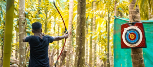 Archery in dandeli Rajhans Retreat Resort